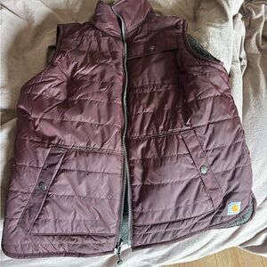 Carhartt Women's Burgundy Quilted Vest